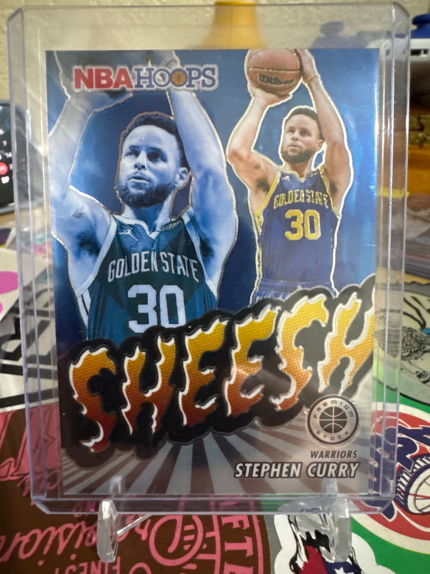 2023 Panini Hoops Premium Stock- SHEESH- #5 Stephen Curry