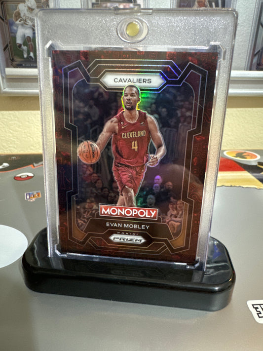 2023 Panini Prizm Monopoly #20 Evan Mobley. Monopoly Red