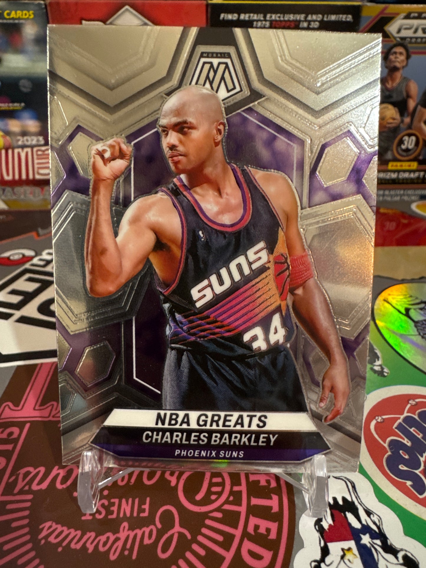 2023 Panini Mosaic #293 Charles Barkley NBA Greats.