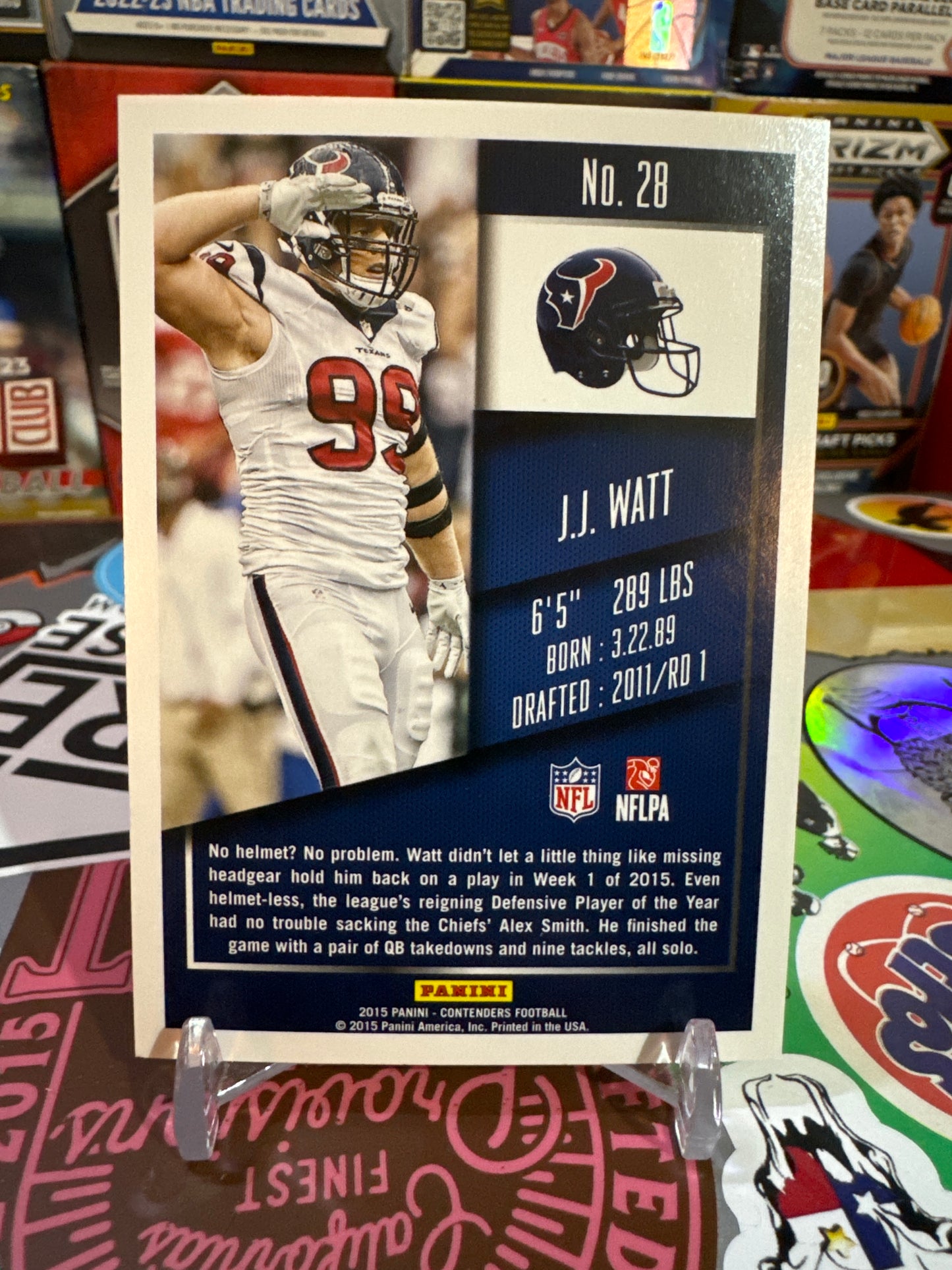 2015 Panini Contenders #28 J.J. Watt