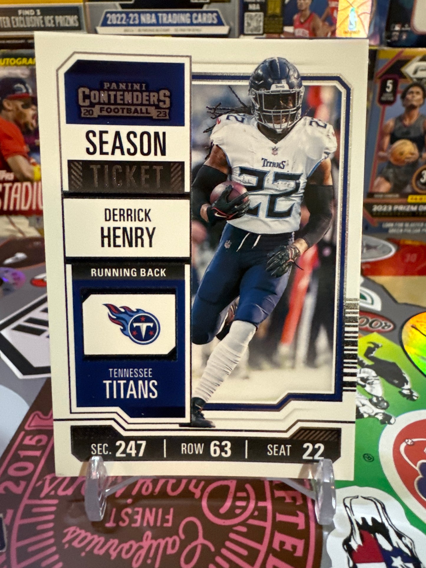 2023 Panini Contenders #96 Derrick Henry Season ticket