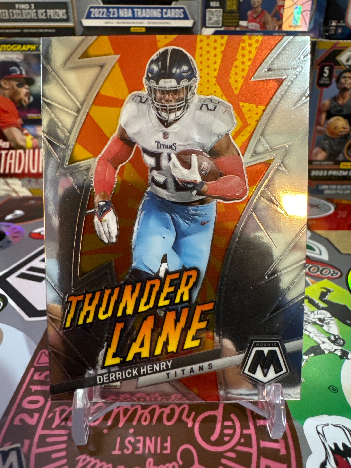 2023 Panini Mosaic Thunder Lane #3 Derrick Henry