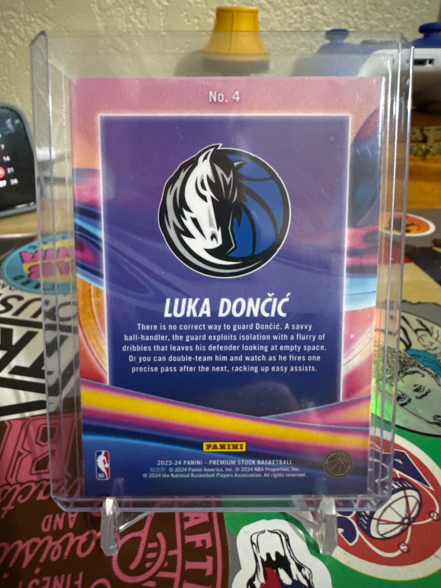 2023 Panini Hoops Premium Stock Anti-Gravity #4 Luka Doncic