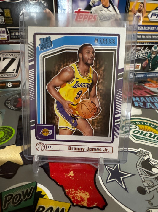 2024 Panini Donruss #243 Rated Rookie Bronny James Jr. RC