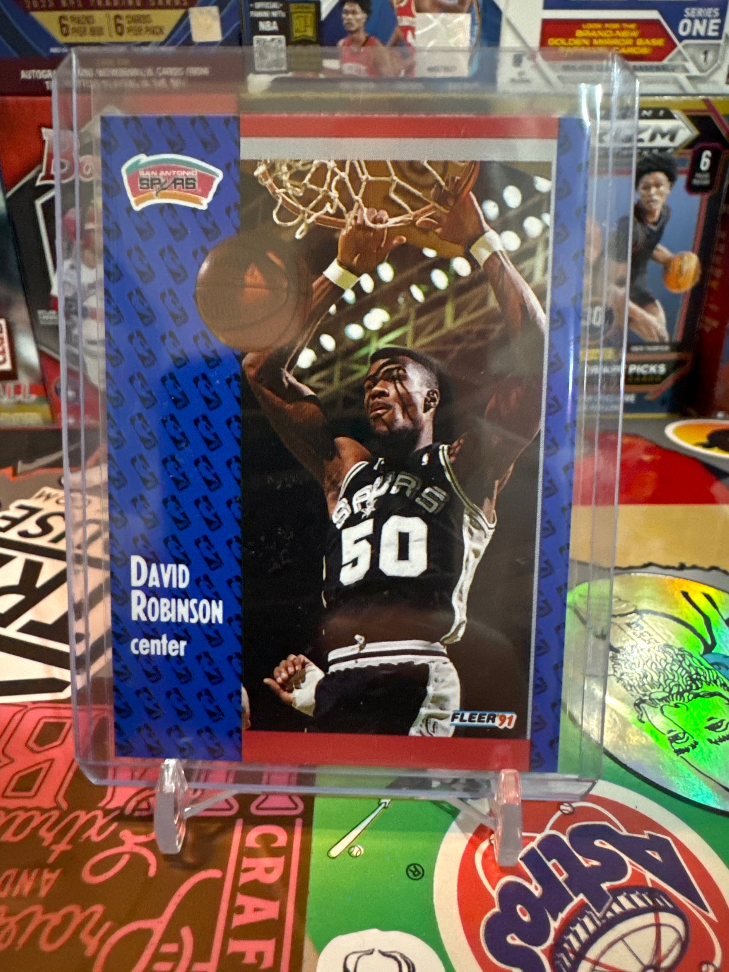 1991 Fleer Basketball #187 David Robinson