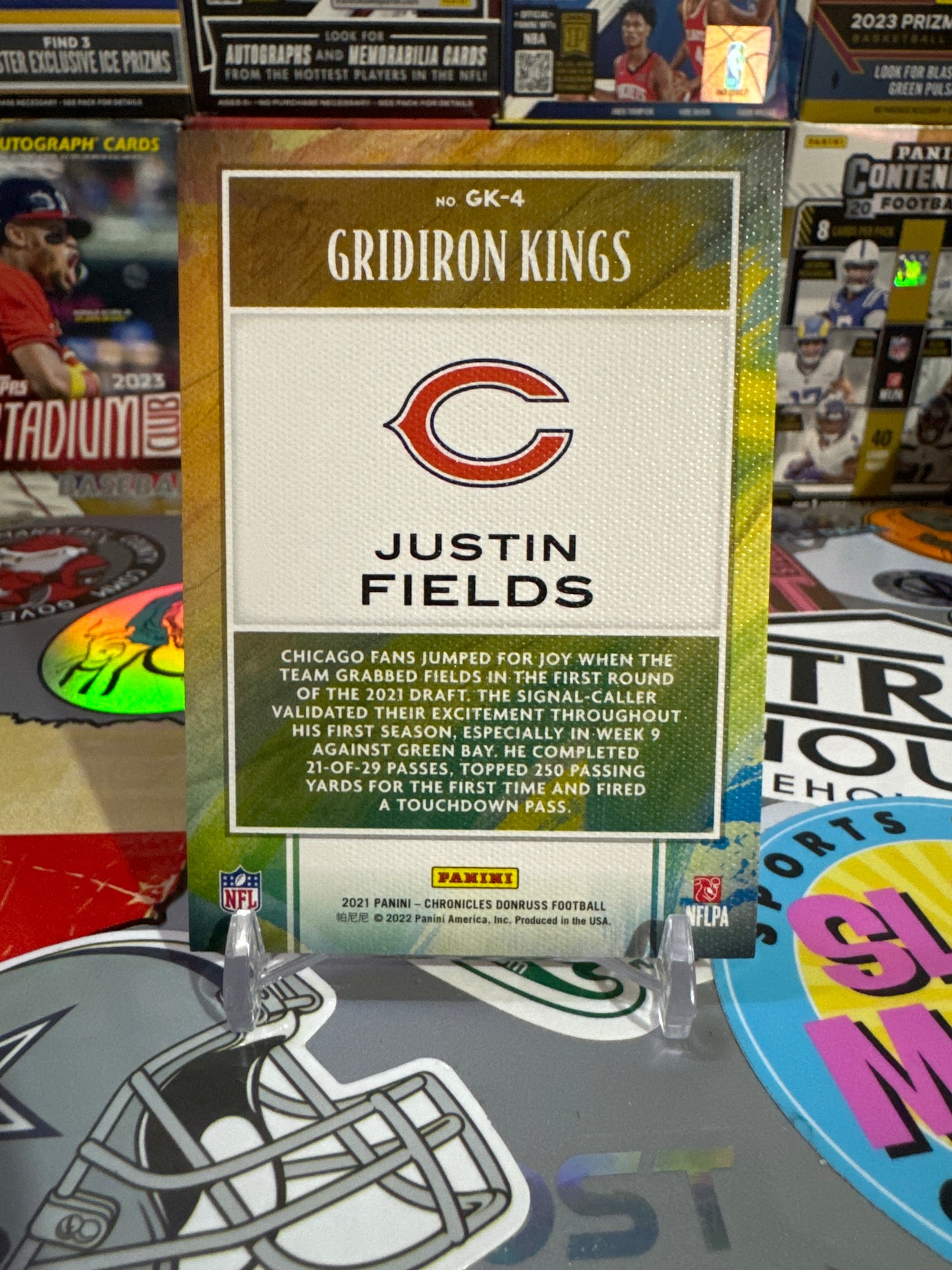 2021 Panini Chronicles Gridiron Kings #GK-4 Justin Fields