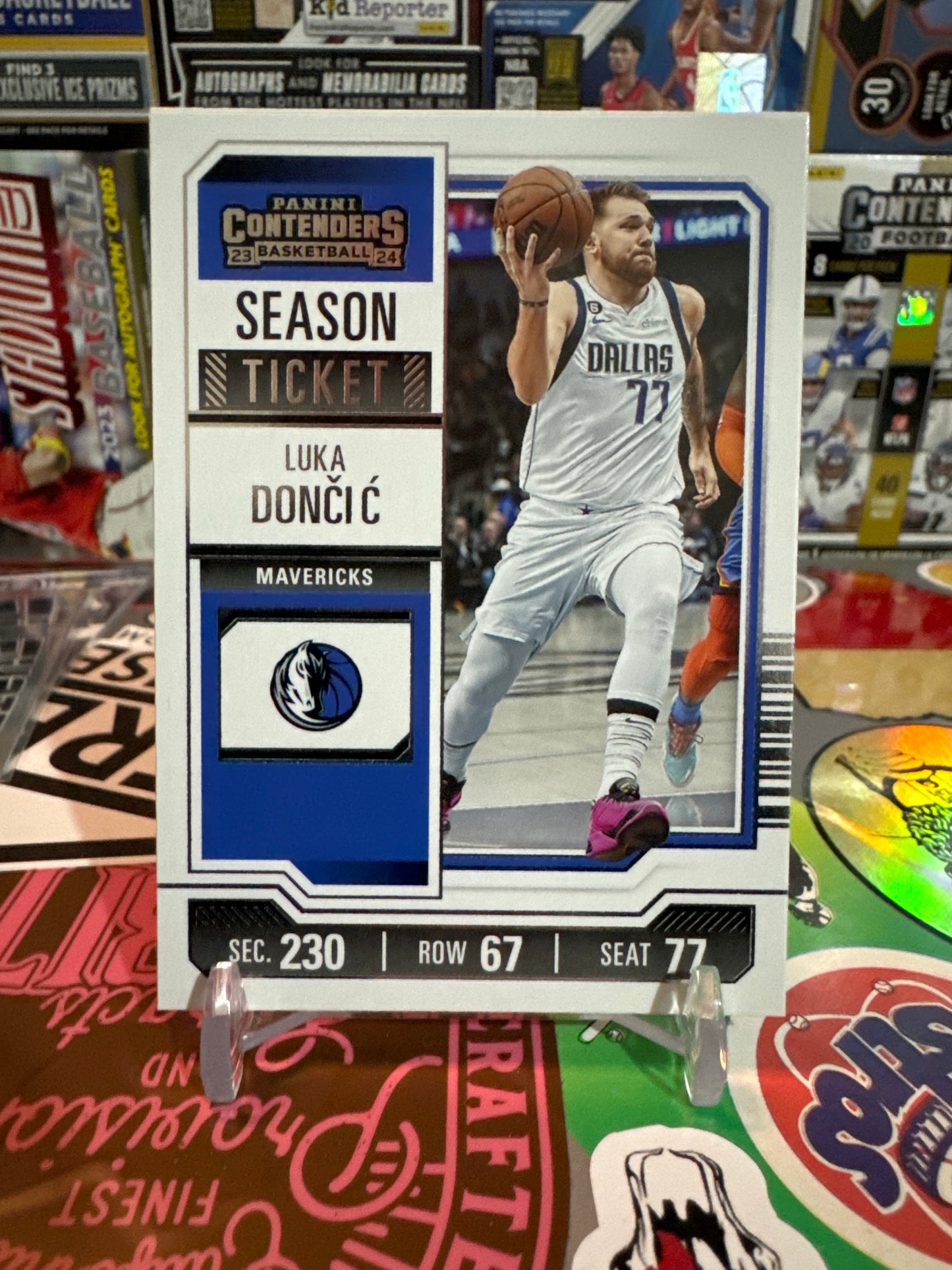 2023 Panini Contenders Season Ticket #61 Luka Doncic