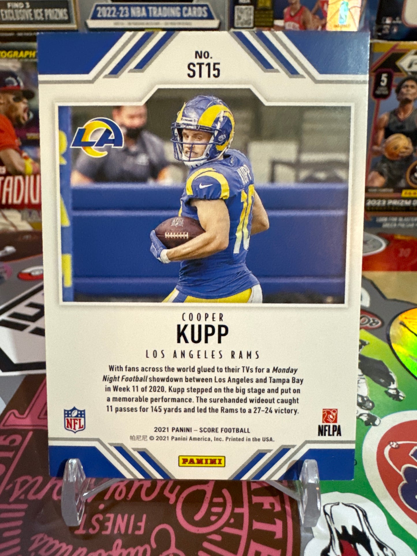 2021 Panini Score Score Team # ST15 Cooper Kupp