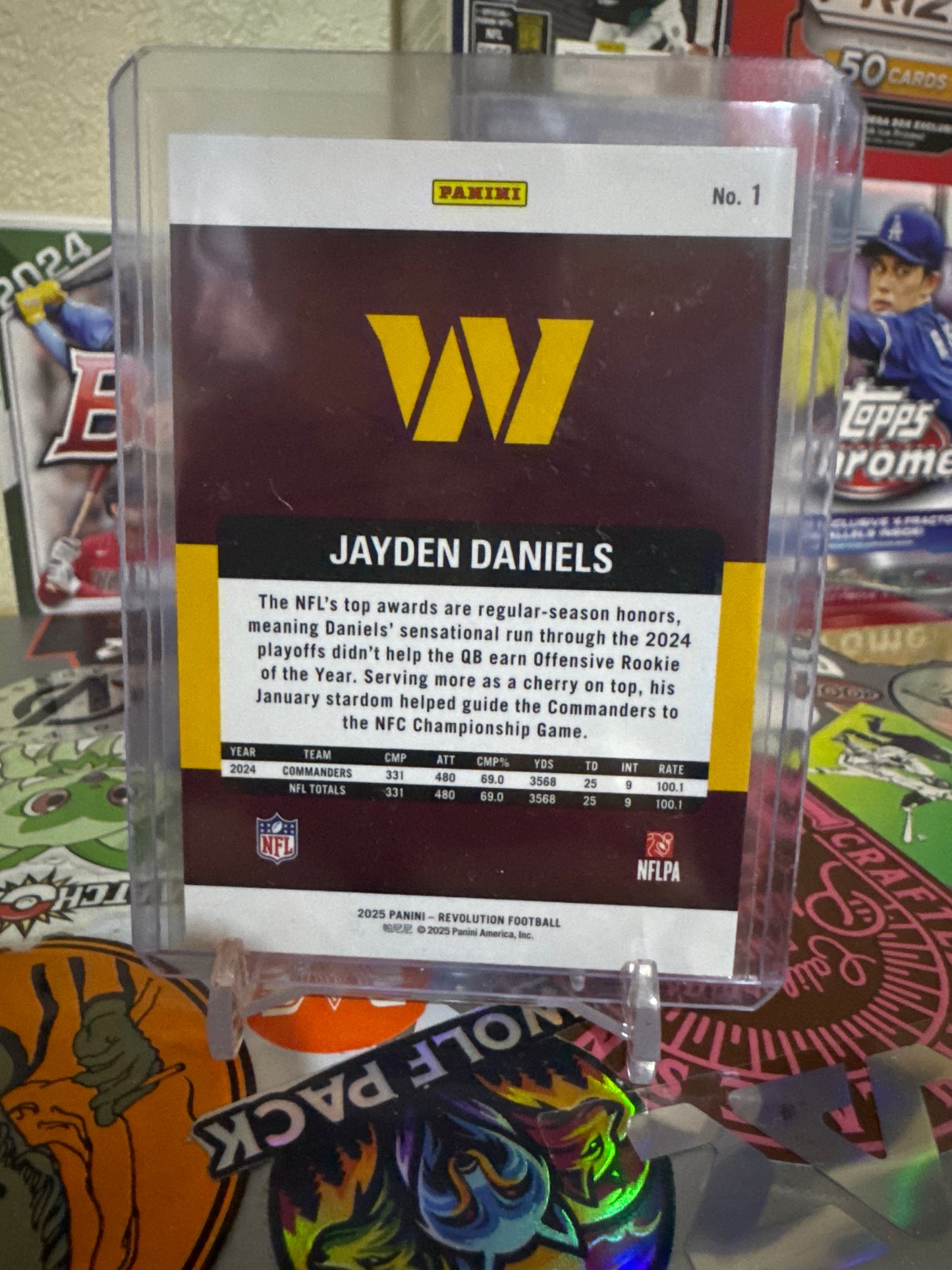 2025 Panini Revolution #1 Jayden Daniels