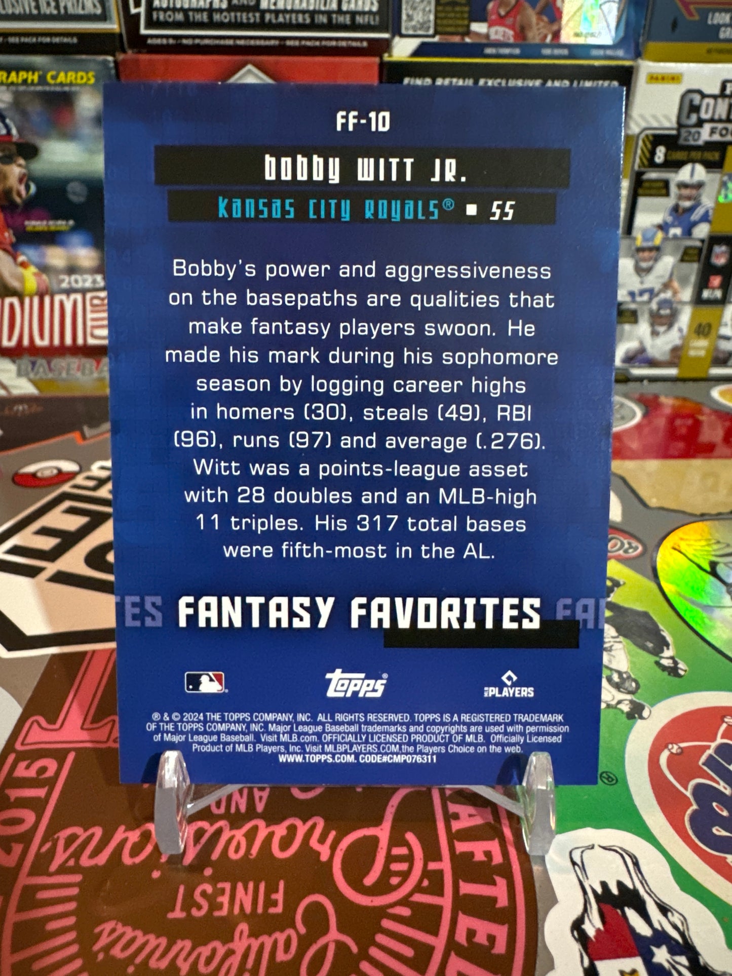 2024 Topps Series 2 Fan Favorites #FF-10 Bobby Witt Jr.