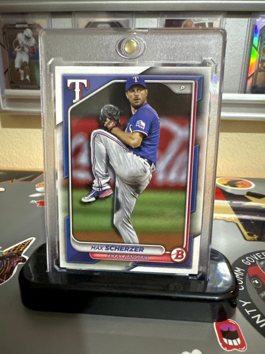 2024 Bowman #99 Max Scherzer. Texas Rangers