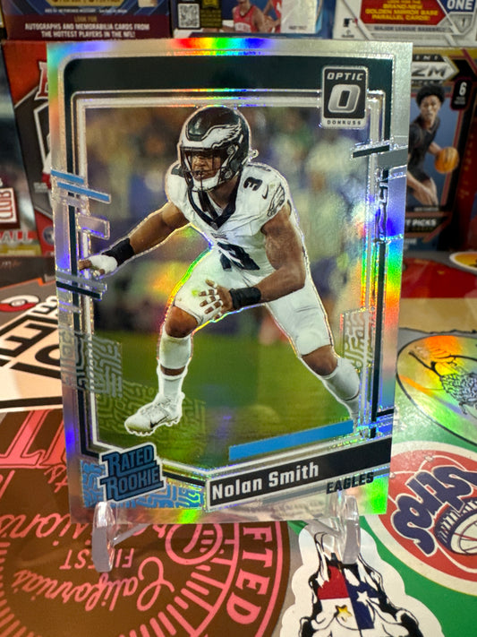 2023 Donruss Optic Rated Rookies #293 Nolan Smith RC- Silver