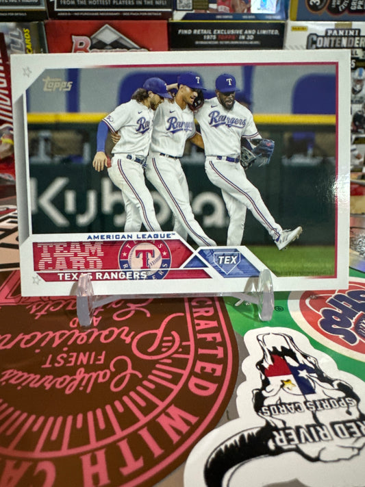 2023 Topps #292 Texas Rangers TC