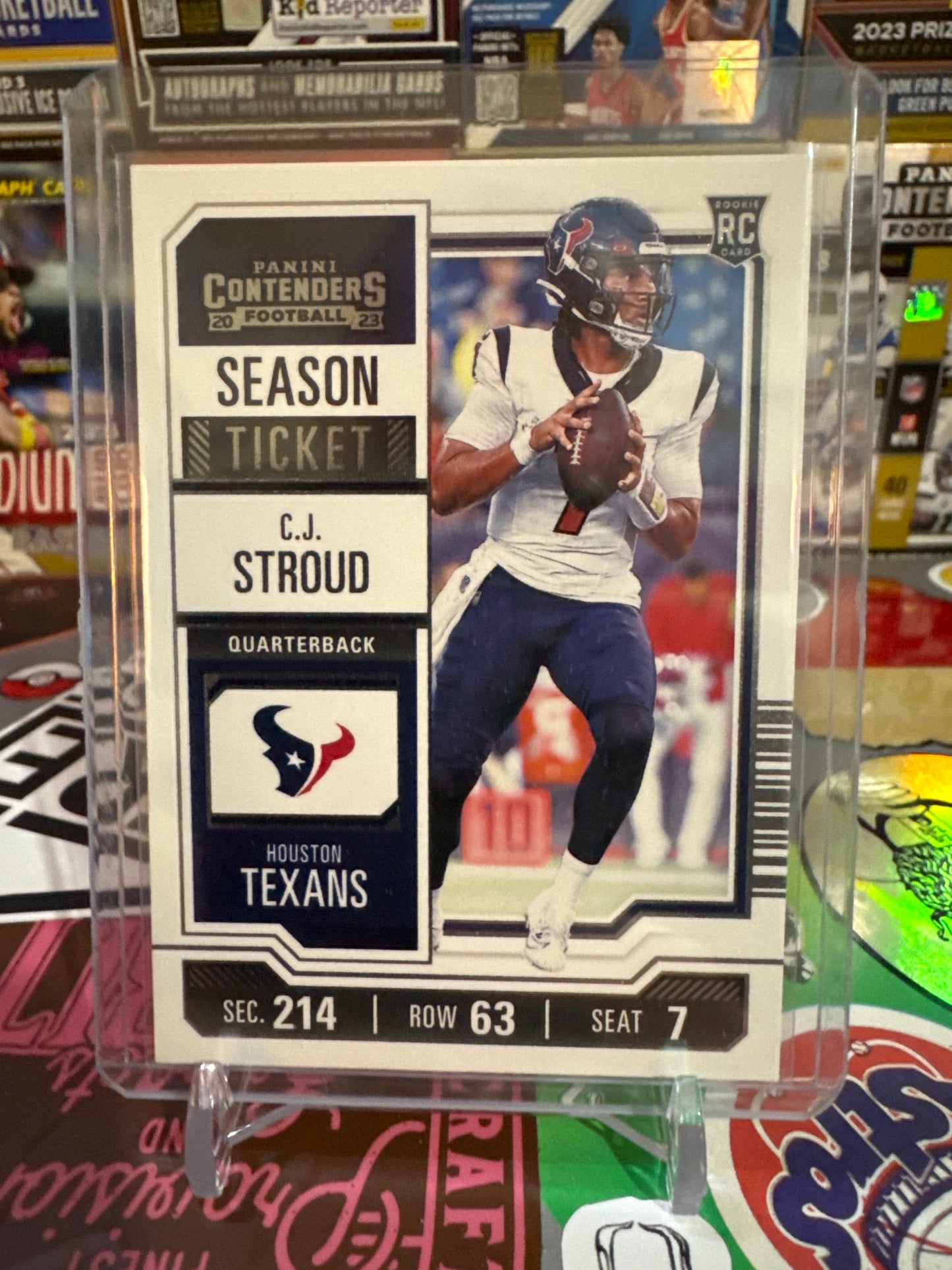 2023 Panini Contenders Season ticket #40 CJ Stroud RC