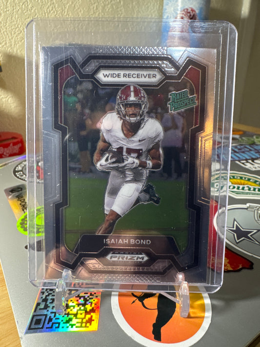 2024 Panini Prizm Draft Picks #184 Isaiah Bond- Rated Prospect
