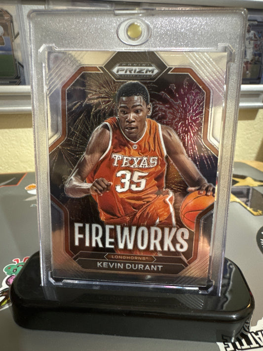 2022 Panini Prizm draft picks. Fireworks. #17 Kevin Durant. UT