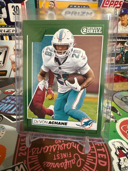 2024 Panini Zenith 2 Minute Drill #61 DeVon Achane Insert