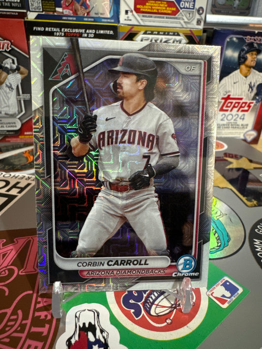 2024 Bowman Chrome Mojo Refractor #25 Corbin Carroll