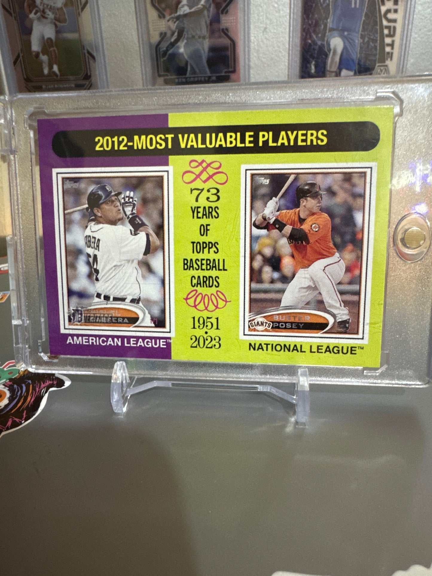 2024 Topps Heritage #199 Buster Posey/ Miguel Cabrera