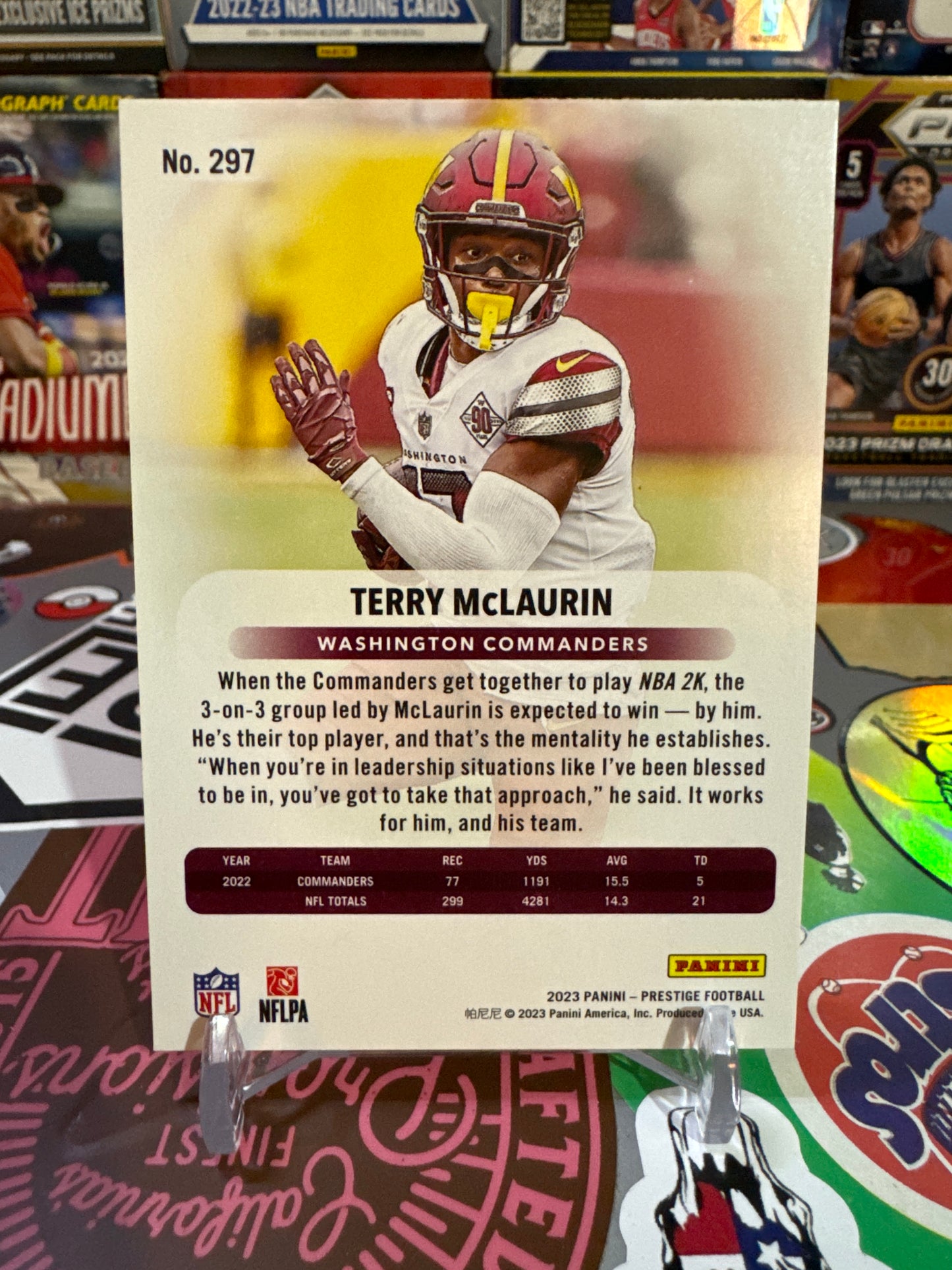 2023 Panini Prestige #297 Terry McLaurin- Diamond xtra points Parallel