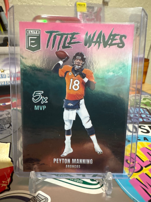2025 Donruss Elite Title Waves #8 Peyton Manning