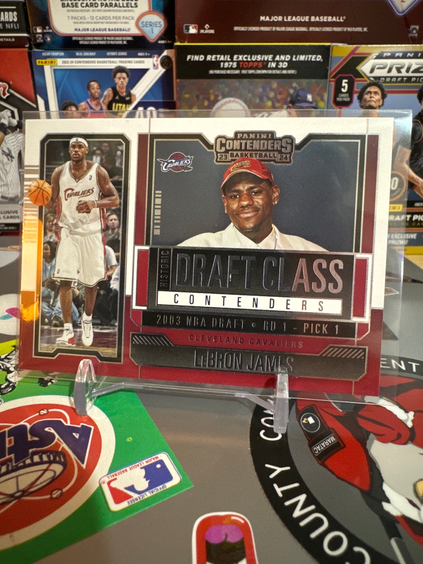 2023 Panini Contenders Draft class contenders #4 Lebron James