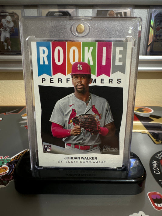 2023 Topps Heritage Rookie performers High number #RP-6 Jordan Walker RC