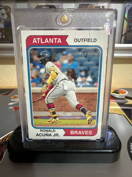 2023 Topps Heritage Image Variations #183 Ronald Acuna Jr.