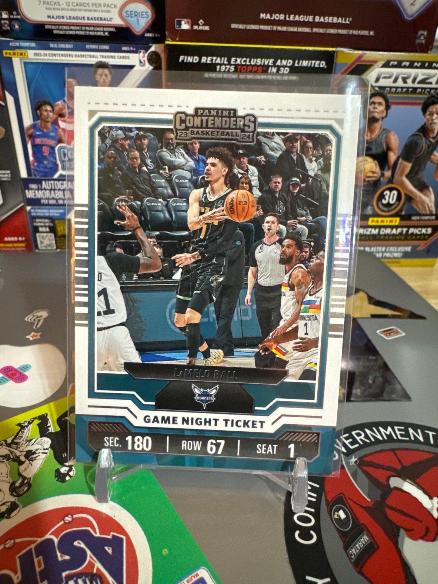 2023 Panini Contenders Game night ticket. #52 Lamelo Ball