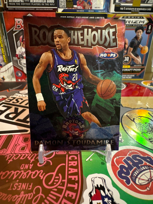 1997 Hoops Rock the house #8RTH Damon Stoudamire