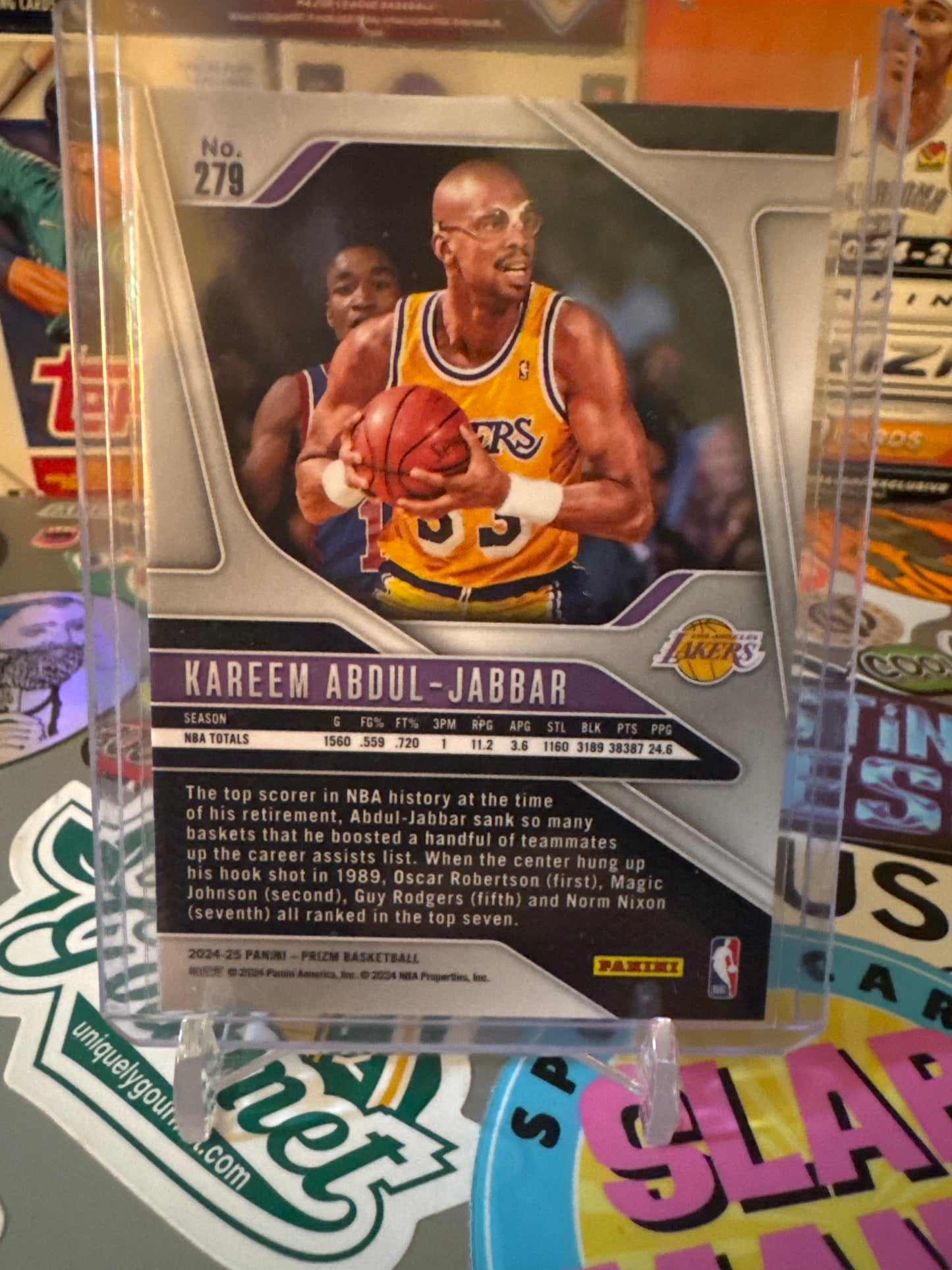 2024 Panini Prizm #279 Kareem Abdul- Jabbar