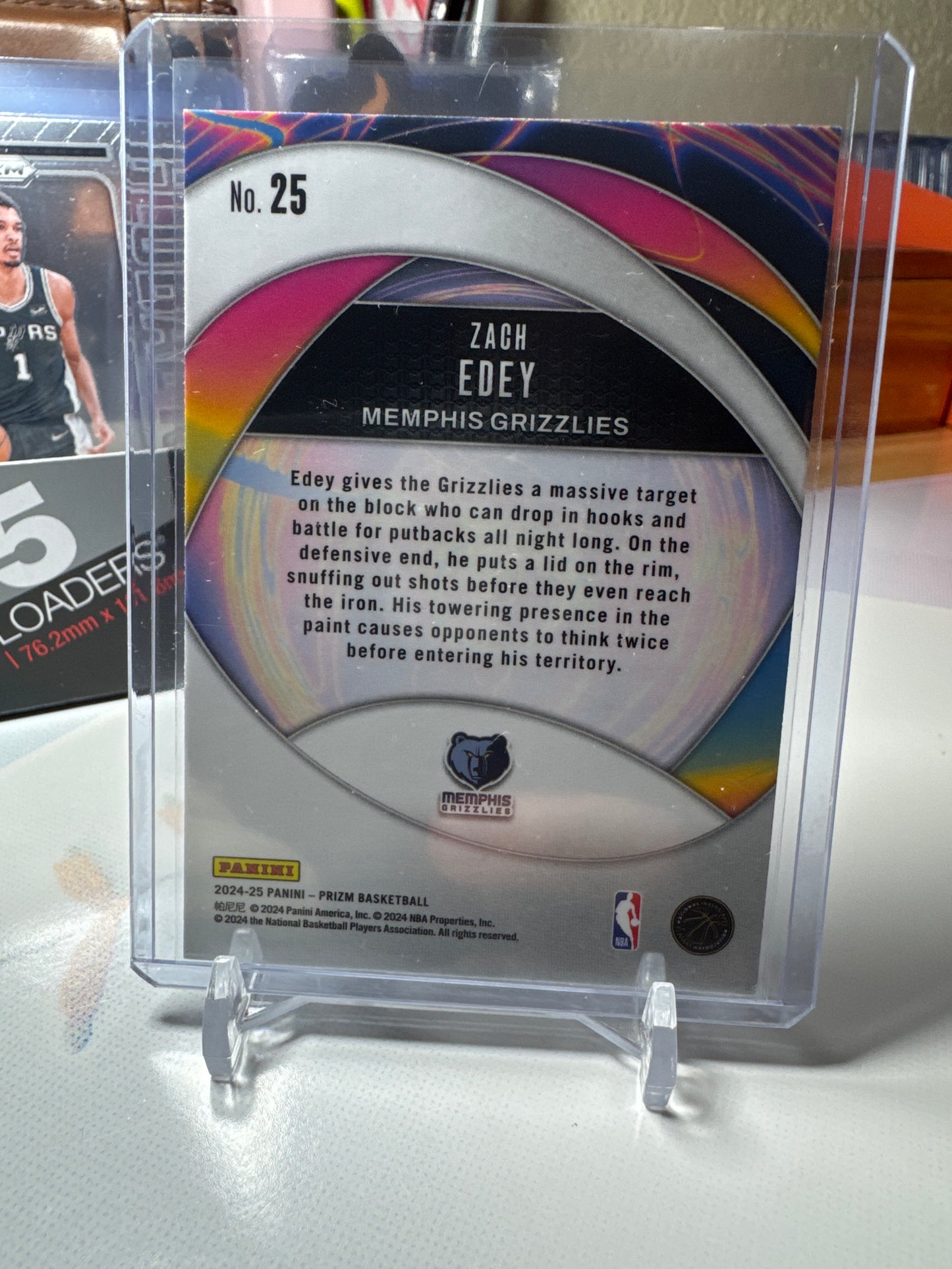 2024 Panini Prizm Instant Impact #25 Zach Edey RC