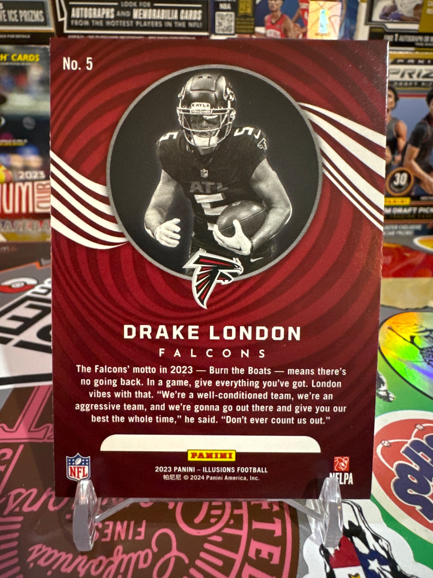 2023 Panini Illusions #5 Drake London