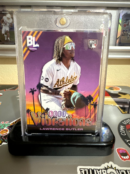 2024 Topps Big league series Good vibrations. #GV-15 Lawrence Butler