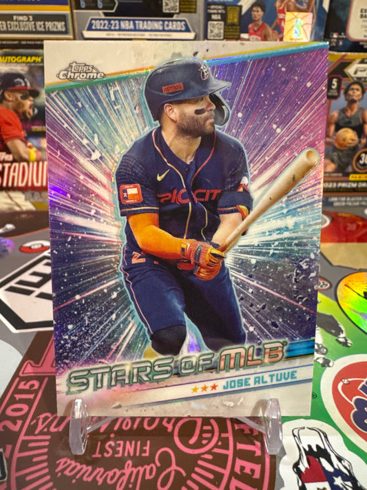 2024 Topps Series 2 Chrome Stars of the MLB #CSMLB-40 Jose Altuve