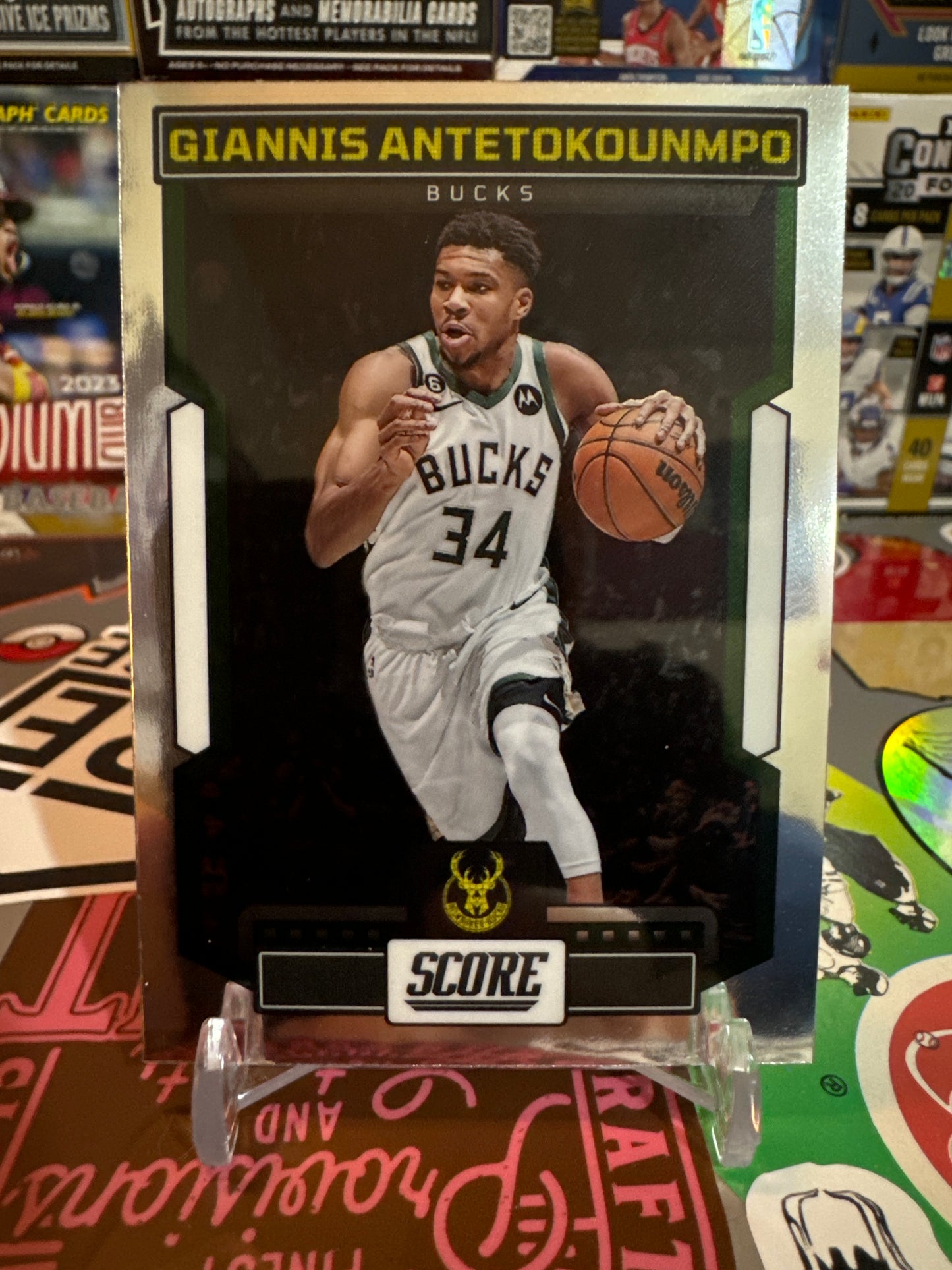 2022 Panini Chronicles Score Premium #532 Giannis Antetokounmpo- Silver