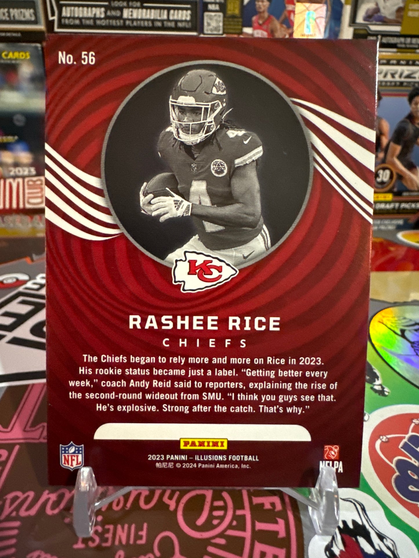 2023 Panini Illusions #56 Rashee Rice- RC