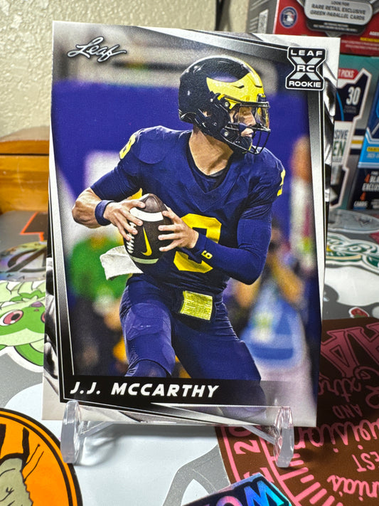2024 Leaf Football #23 J.J. McCarthy RC