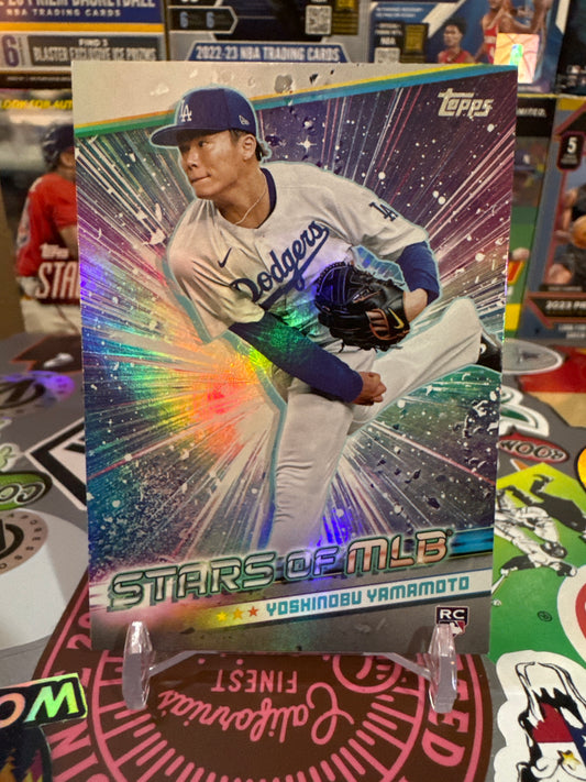 2024 Topps Stars of the MLB #SMLB-57 Yoshinobu Yamamoto. RC