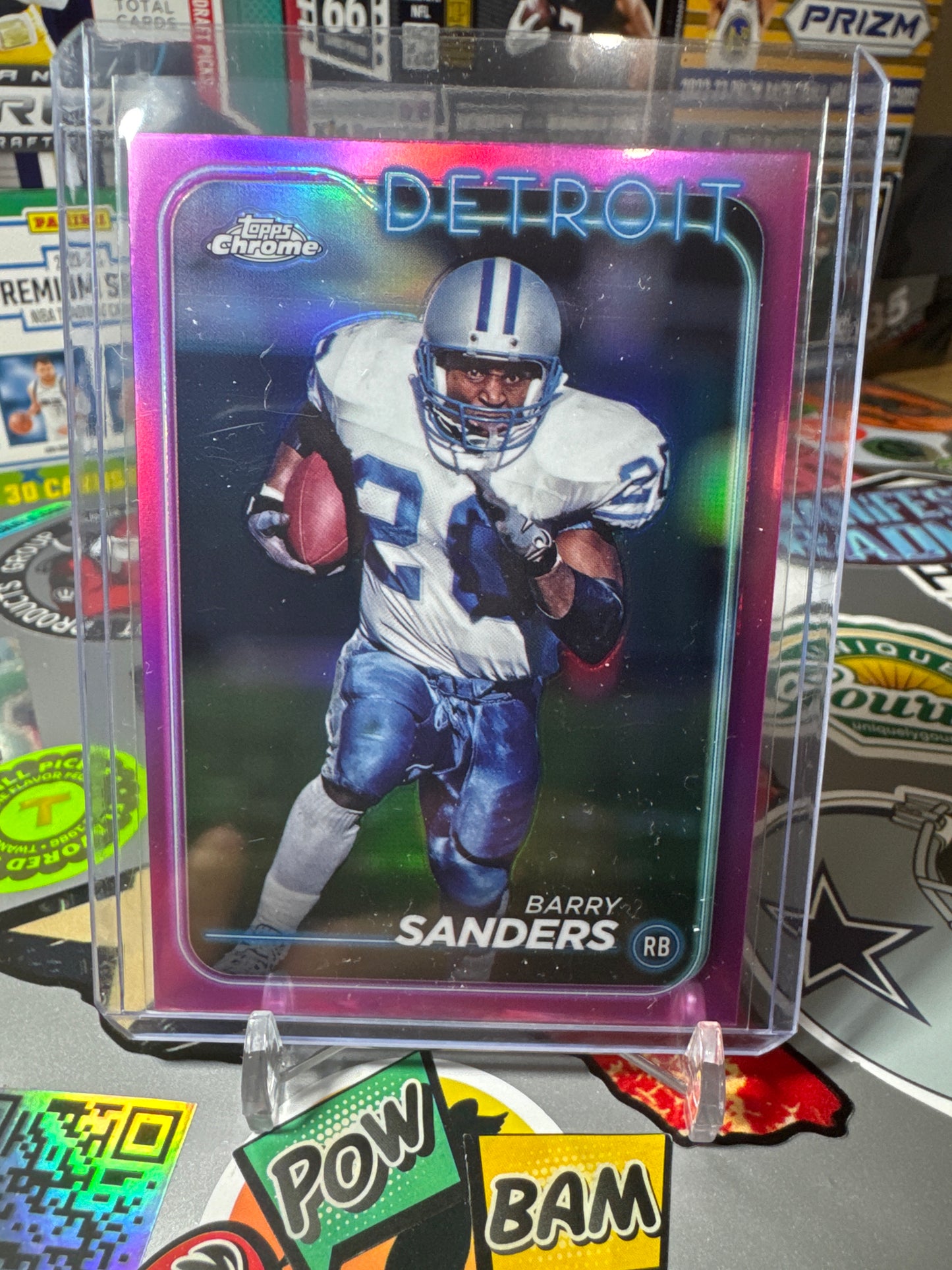 2024 Topps Chrome #67 Barry Sanders- Pink Parallel