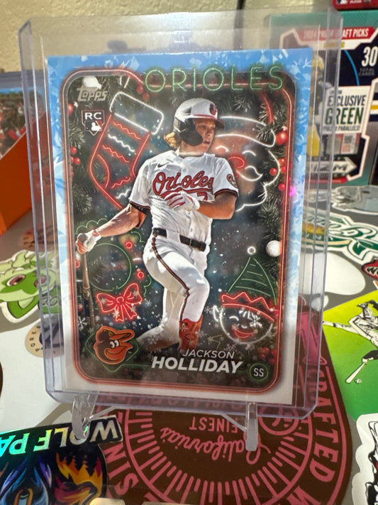 2024 Topps Holiday Holiday Variations   #H50 Jackson Holliday RC