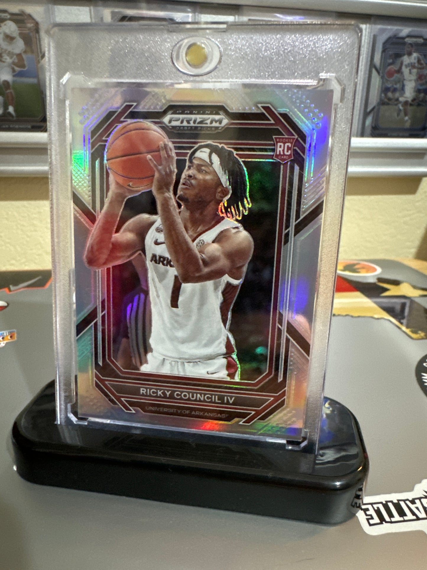 2023 Panini Prizm draft picks #1 Ricky Council IV. Silver Prizm