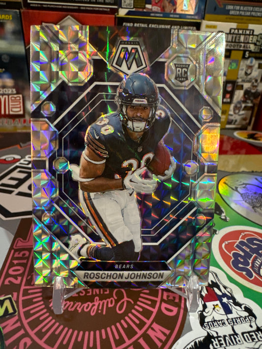 2023 Panini Mosaic #359 Roshon Johnson- RC Mosaic Parallel