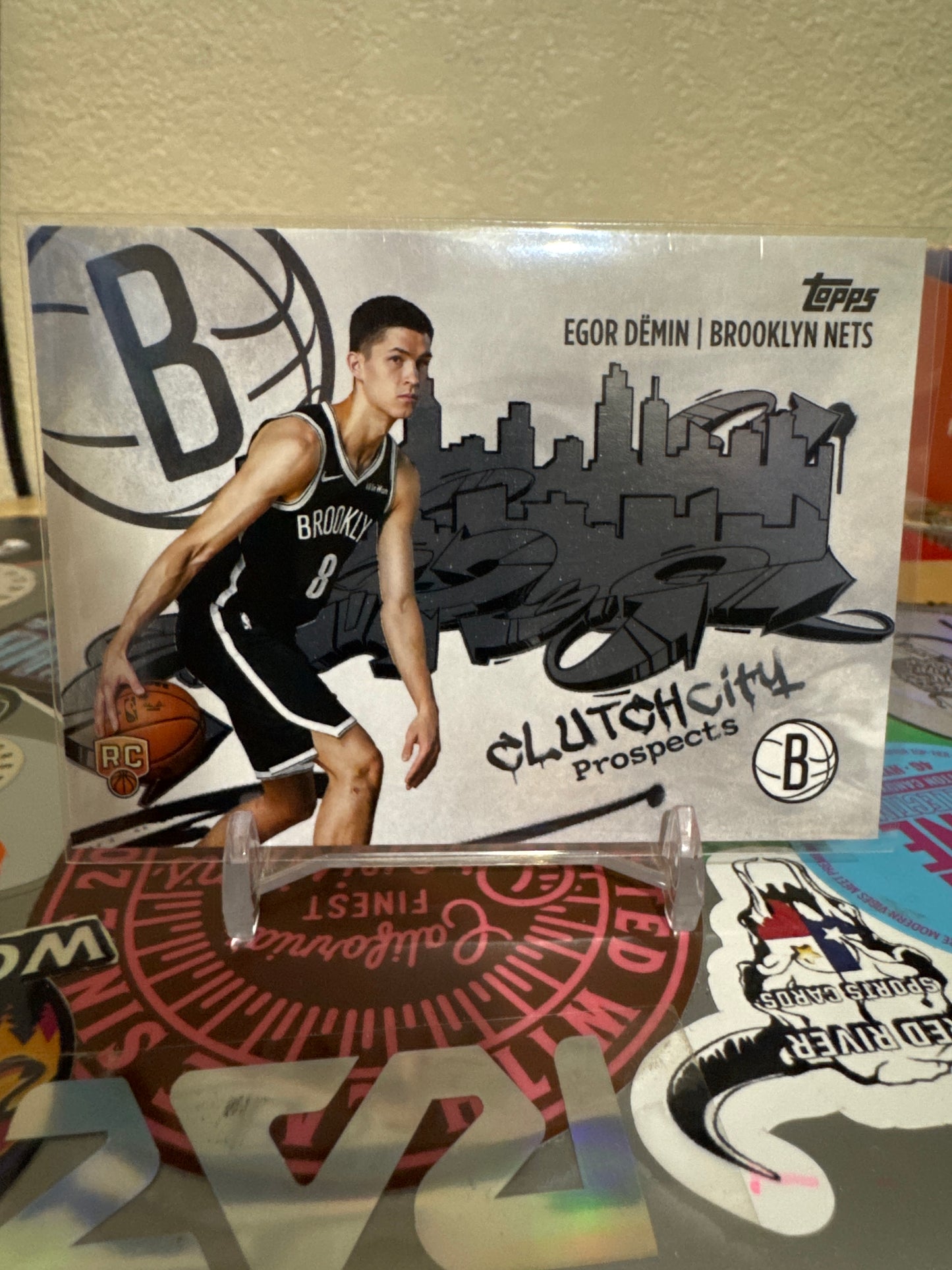 2025 Topps Clutch City #CC-8 Egor Demin RC