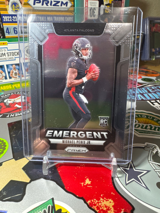 2025 Panini Prizm- Emergent ##20 Michael Penix Jr. RC