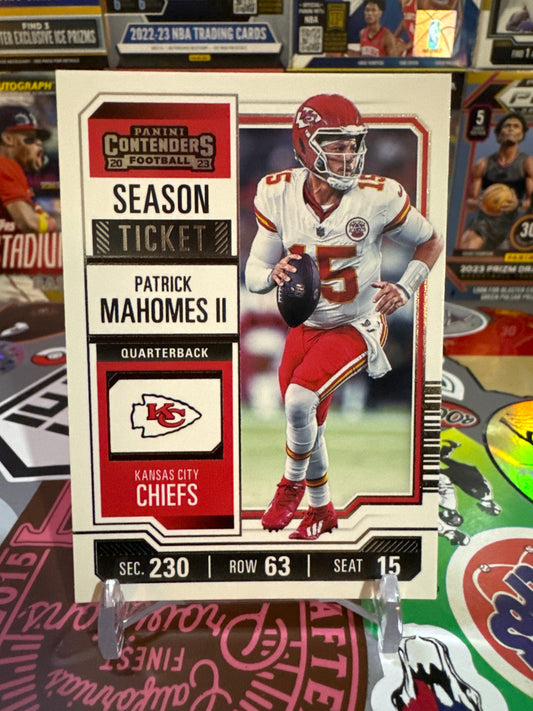 2023 Panini Contenders Season ticket #51 Patrick Mahomes II