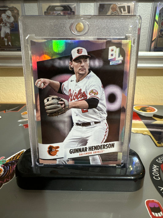 2024 Topps Big League #207 Gunnar Henderson Silver/ Rainbow foil