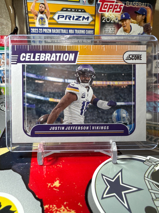 2024 Panini Score- Celebration #C-JJN Justin Jefferson