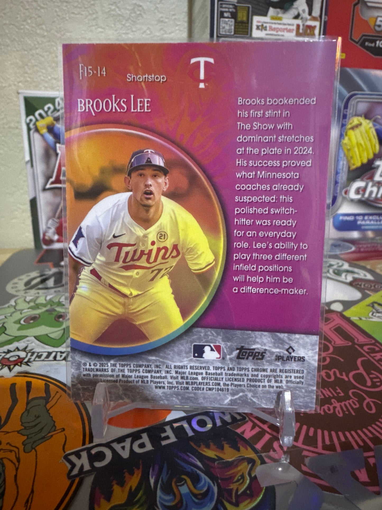 2025 Topps Chrome Fortune 15 #F15-14 Brooks Lee RC