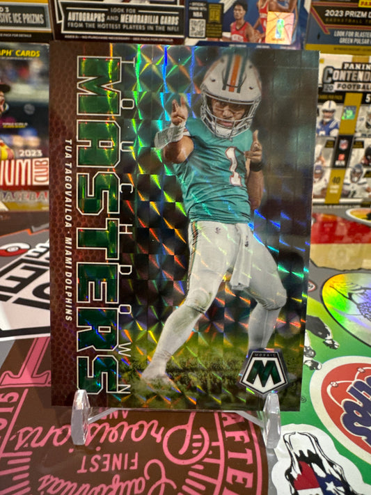 2023 Panini Mosaic Touchdown Masters #18 Tua Tagovailoa- Mosaic Parallel